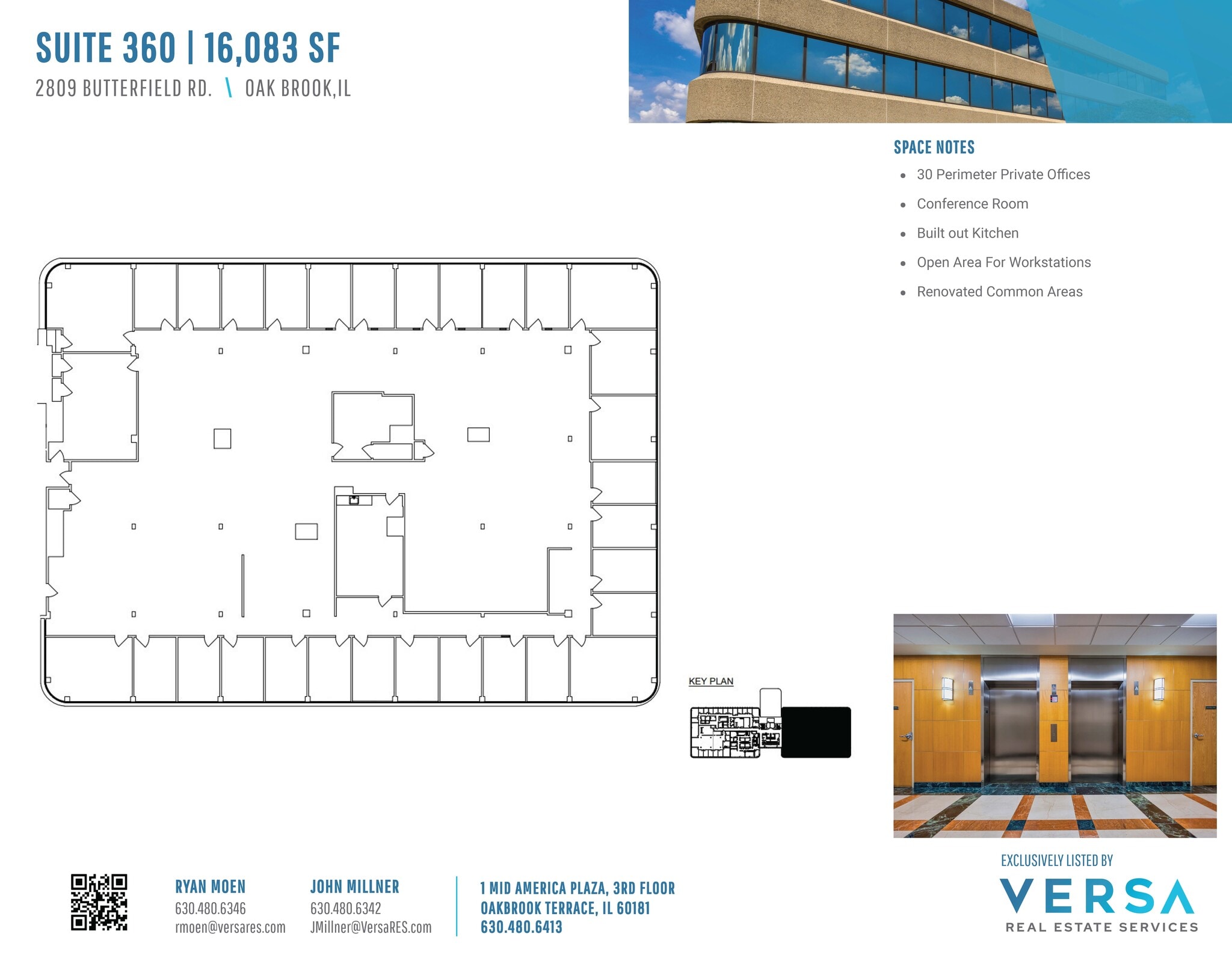 2707 Butterfield Rd, Oak Brook, IL à louer Plan d’étage– Image 1 sur 1