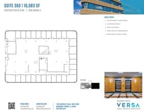 2707 Butterfield Rd, Oak Brook, IL à louer Plan d’étage– Image 1 sur 1