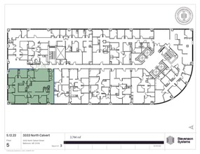 3333 N Calvert St, Baltimore, MD à louer Plan d’étage– Image 1 sur 1