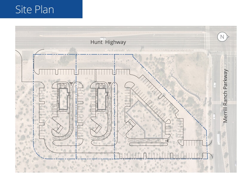SEC Hunt Hwy & Merrill Ranch Parkway, Florence, AZ à vendre - Plan de site – Image 2 sur 6
