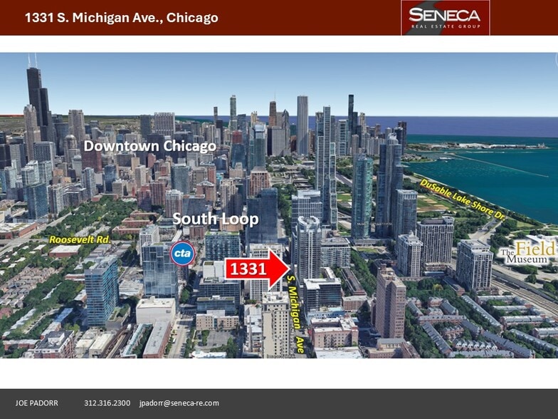 1331 S Michigan Ave, Chicago, IL à louer - Aérien – Image 2 sur 11