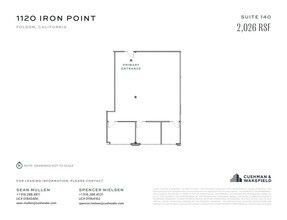1130 Iron Point Rd, Folsom, CA à louer Plan d’étage– Image 1 sur 1