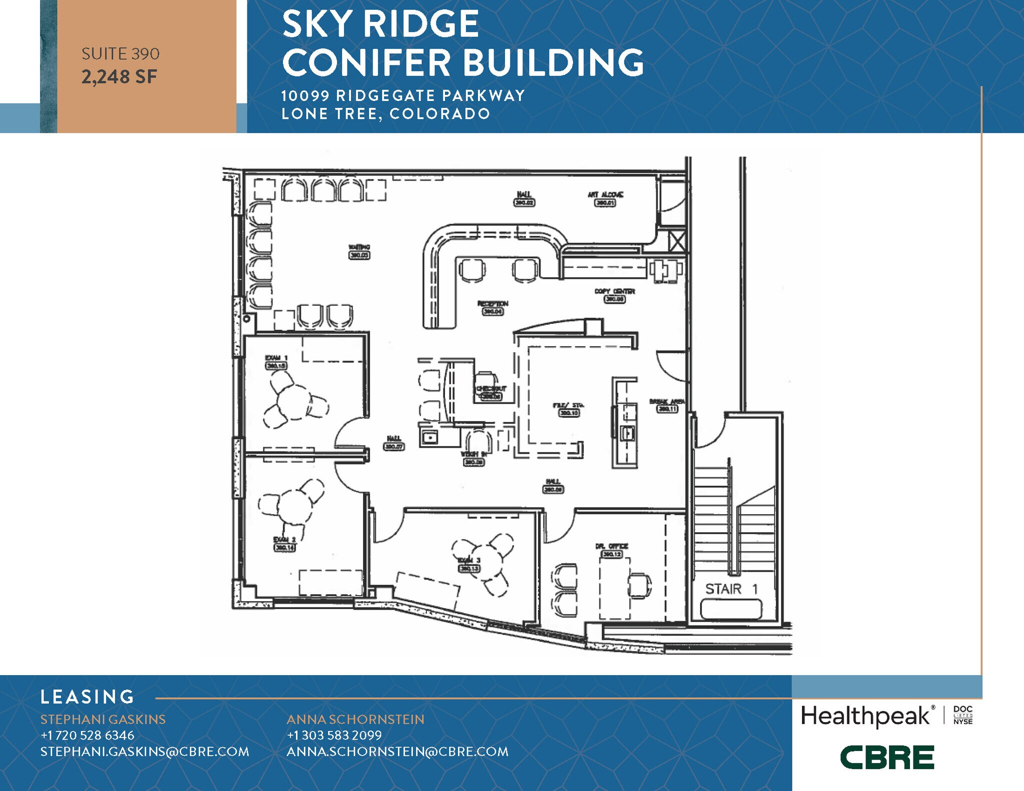 10535 Park Meadows Blvd, Lone Tree, CO à louer Plan d’étage– Image 1 sur 1