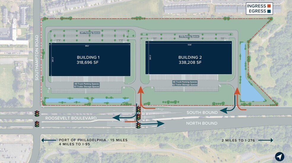 15000 Roosevelt Blvd, Philadelphia, PA à louer - Plan de site – Image 2 sur 11