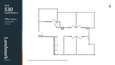 1700 Dickson Av, Kelowna, BC à louer Plan d’étage– Image 1 sur 7