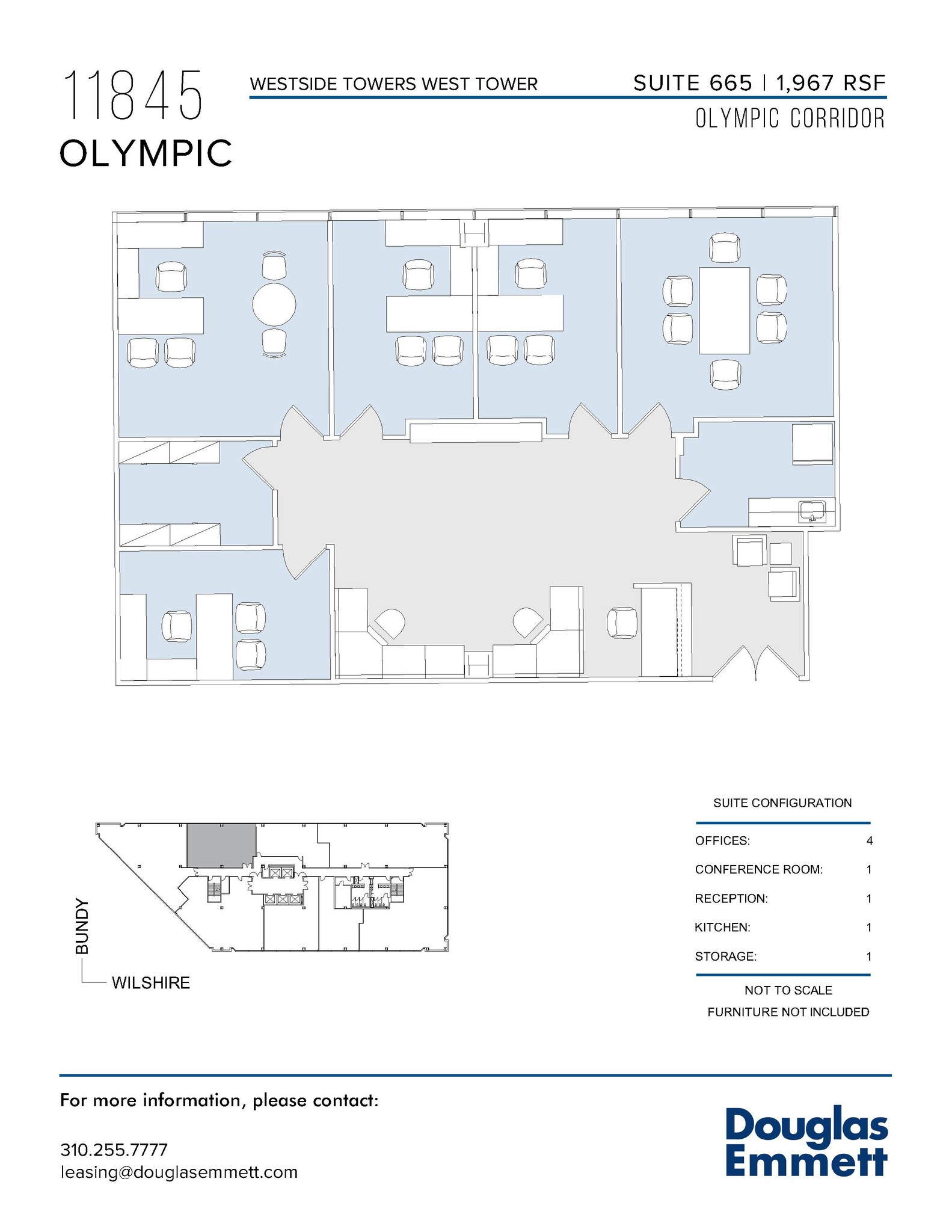 11845 W Olympic Blvd, Los Angeles, CA à louer Plan d’étage– Image 1 sur 1