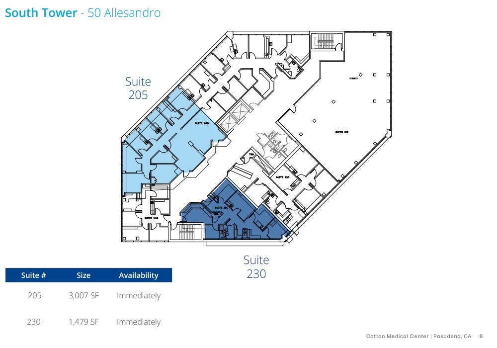 50 Bellefontaine St, Pasadena, CA à louer Plan d’étage– Image 1 sur 1