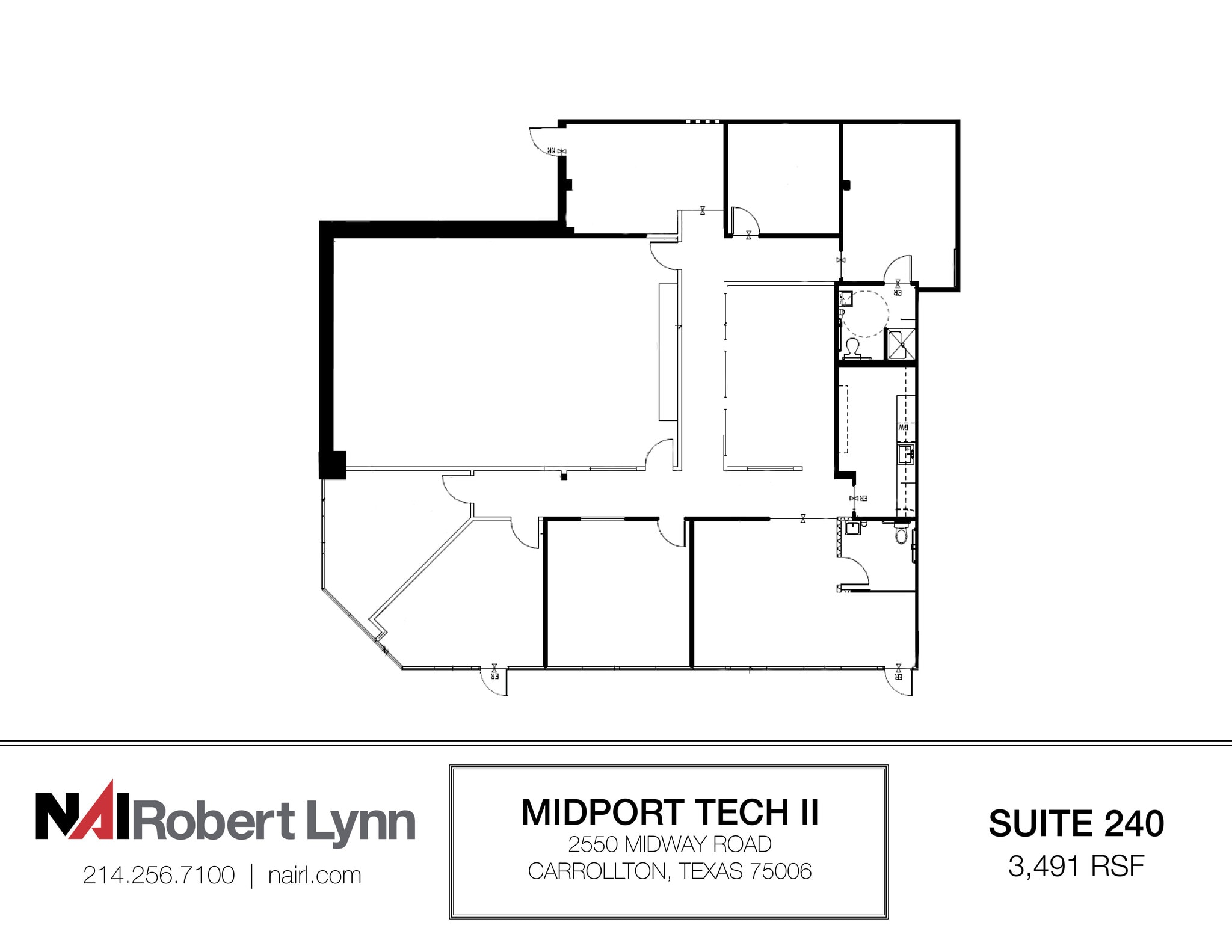 2550 Midway Rd, Carrollton, TX à louer Plan d’étage– Image 1 sur 2
