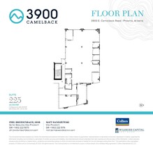 3900 E Camelback Rd, Phoenix, AZ à louer Plan d’étage– Image 1 sur 1