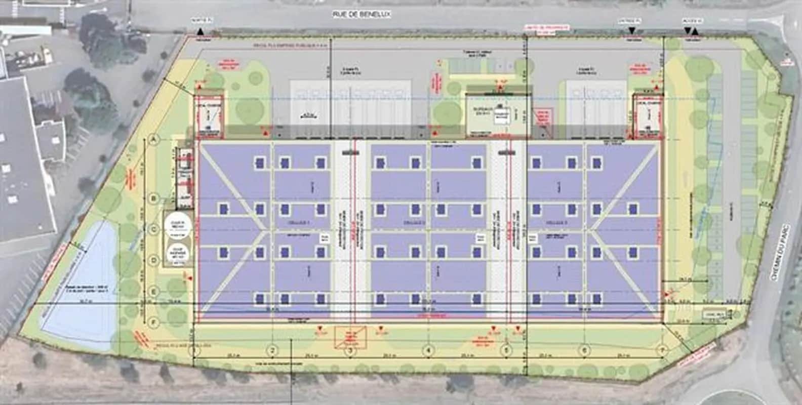 Rue Du Bénélux, Lespinasse à louer Plan de site– Image 1 sur 3