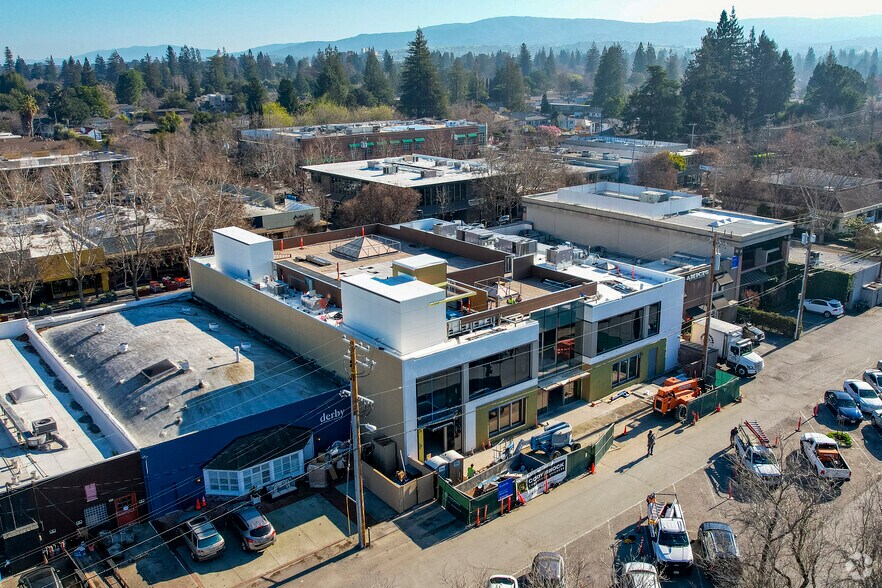 870 Santa Cruz Ave, Menlo Park, CA à louer - Aérien – Image 3 sur 10