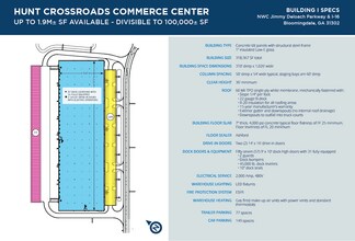 NWC Jimmy Deloach Parkway & I-16, Bloomingdale, GA à louer Plan de site– Image 1 sur 1