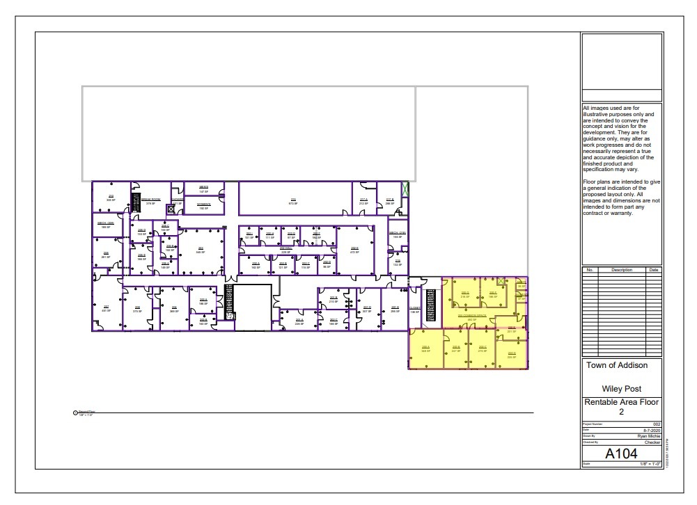 4308-4310 Wiley Post Rd, Addison, TX à louer Plan d’étage– Image 1 sur 1