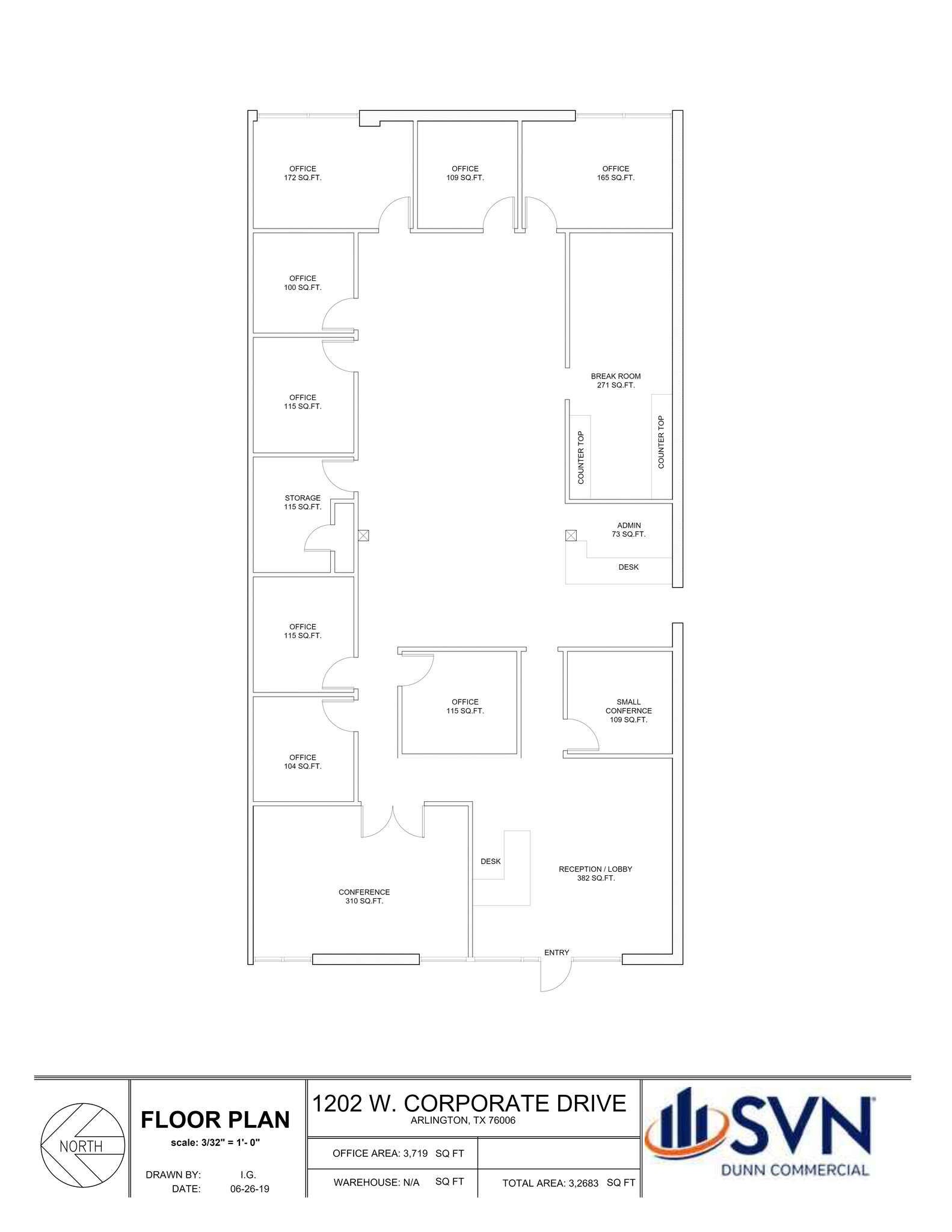 2401 Avenue J, Arlington, TX à louer Plan de site– Image 1 sur 1