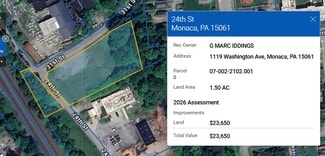 Plus de détails pour 1364 24th Street, Beaver Falls, PA - Terrain à vendre
