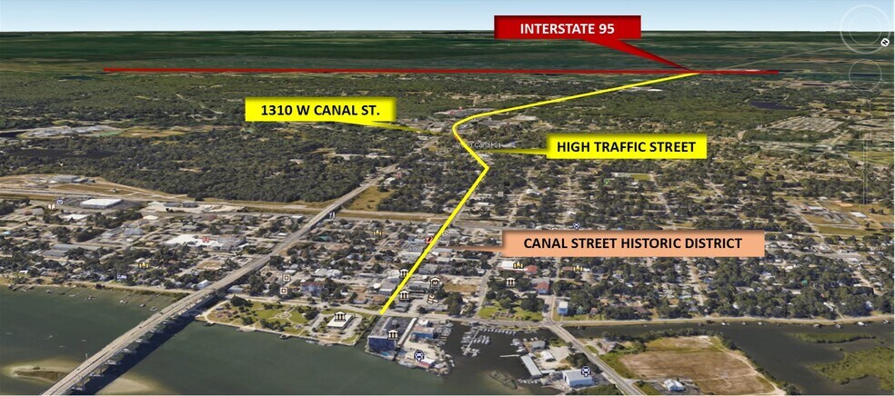 1310 Canal St, New Smyrna Beach, FL à vendre - Photo de l’immeuble – Image 2 sur 23