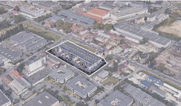 Gennevilliers, HDS - Vue aérienne  vue de carte