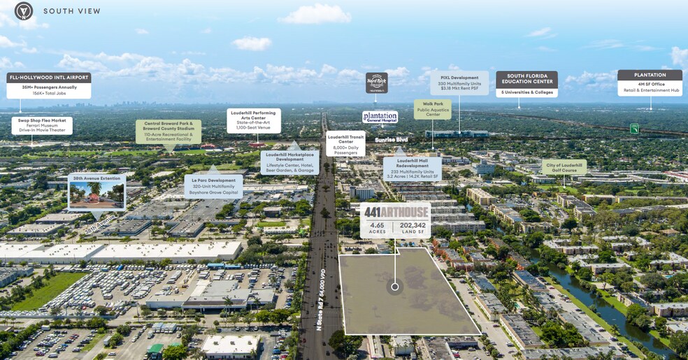 2031 N State Road 7, Lauderdale Lakes, FL à vendre - Aérien – Image 2 sur 3