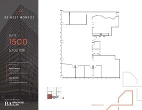 33 W Monroe St, Chicago, IL à louer Plan d’étage– Image 1 sur 3