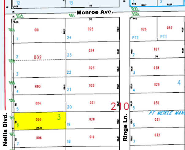 1314 N Nellis Blvd, Las Vegas, NV à louer - Plan cadastral – Image 2 sur 14