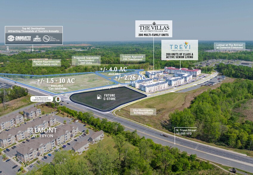 12440 Tryon St, Charlotte, NC à vendre - Photo de l’immeuble – Image 2 sur 8