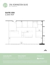 396 Remington Blvd, Bolingbrook, IL à louer Plan d’étage– Image 1 sur 1