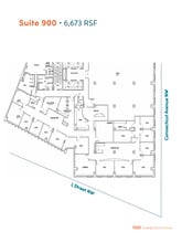 1100 Connecticut Ave NW, Washington, DC à louer Plan d’étage– Image 1 sur 1