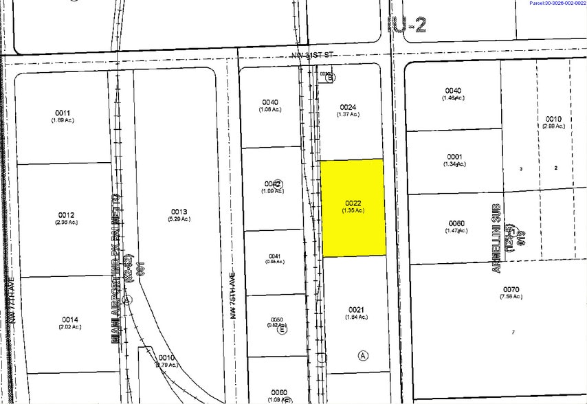 2980 NW 74th Ave, Miami, FL à louer - Plan cadastral – Image 3 sur 3