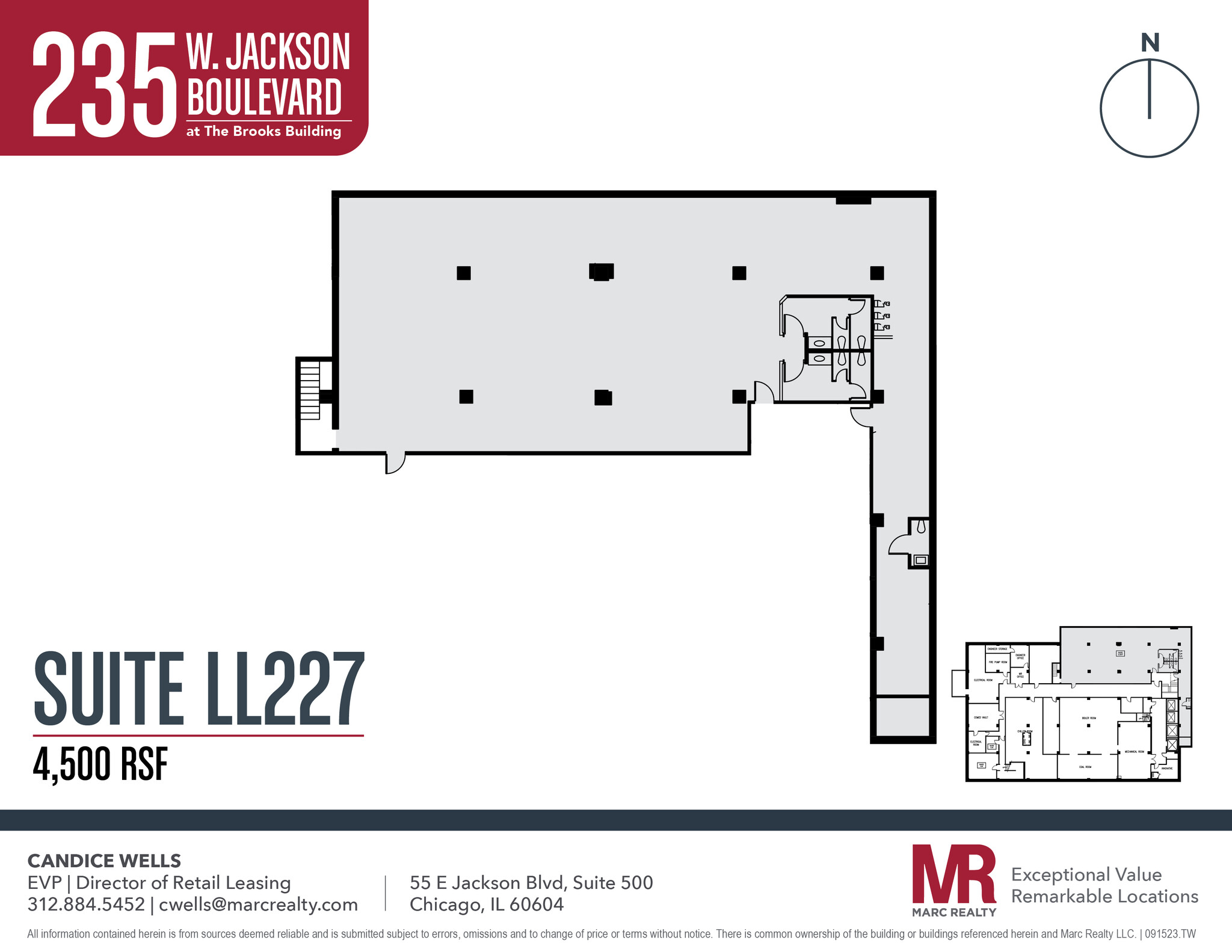 223 W Jackson Blvd, Chicago, IL à louer Plan d’étage– Image 1 sur 1