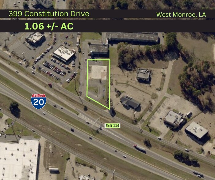 399 Constitution Dr, West Monroe, LA à vendre - Aérien – Image 2 sur 4