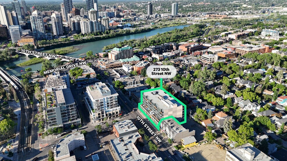 273 10 St NW, Calgary, AB à louer - Aérien – Image 1 sur 1