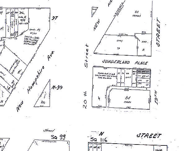 1314 19th St NW, Washington, DC à vendre - Plan cadastral – Image 2 sur 8