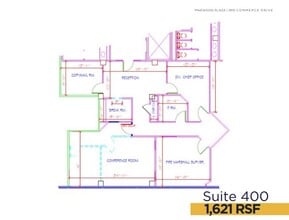 1919 Commerce Dr, Hampton, VA à louer Plan d’étage– Image 1 sur 1
