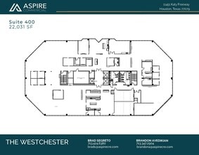 11451 Katy Fwy, Houston, TX à louer Plan d’étage– Image 1 sur 1