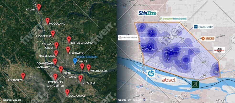 311 NE 192nd Ave, Vancouver, WA à vendre - Aérien – Image 3 sur 3