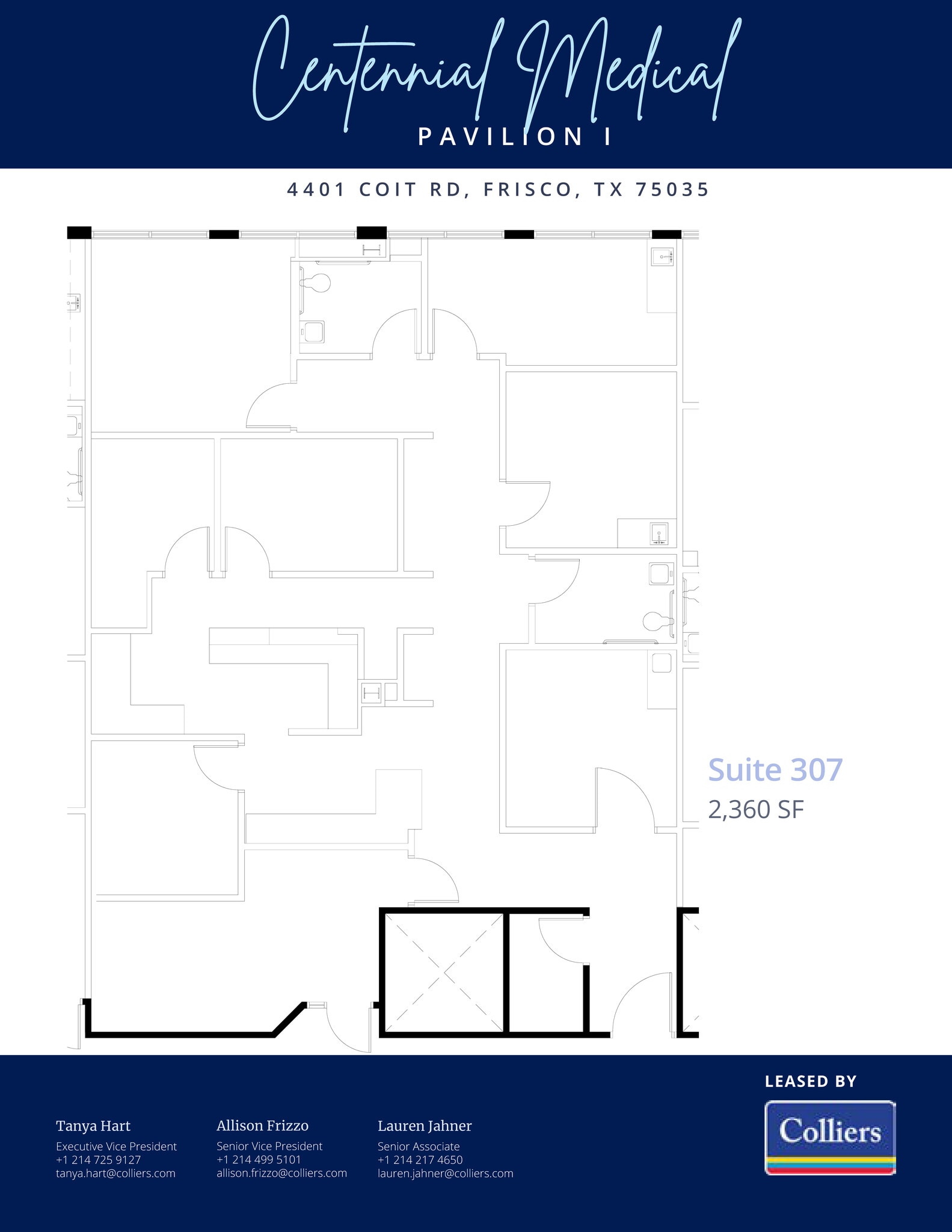 4401 Coit Rd, Frisco, TX à louer Plan d’étage– Image 1 sur 1