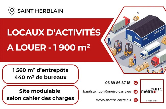 Plus de détails pour Local d'activités à louer