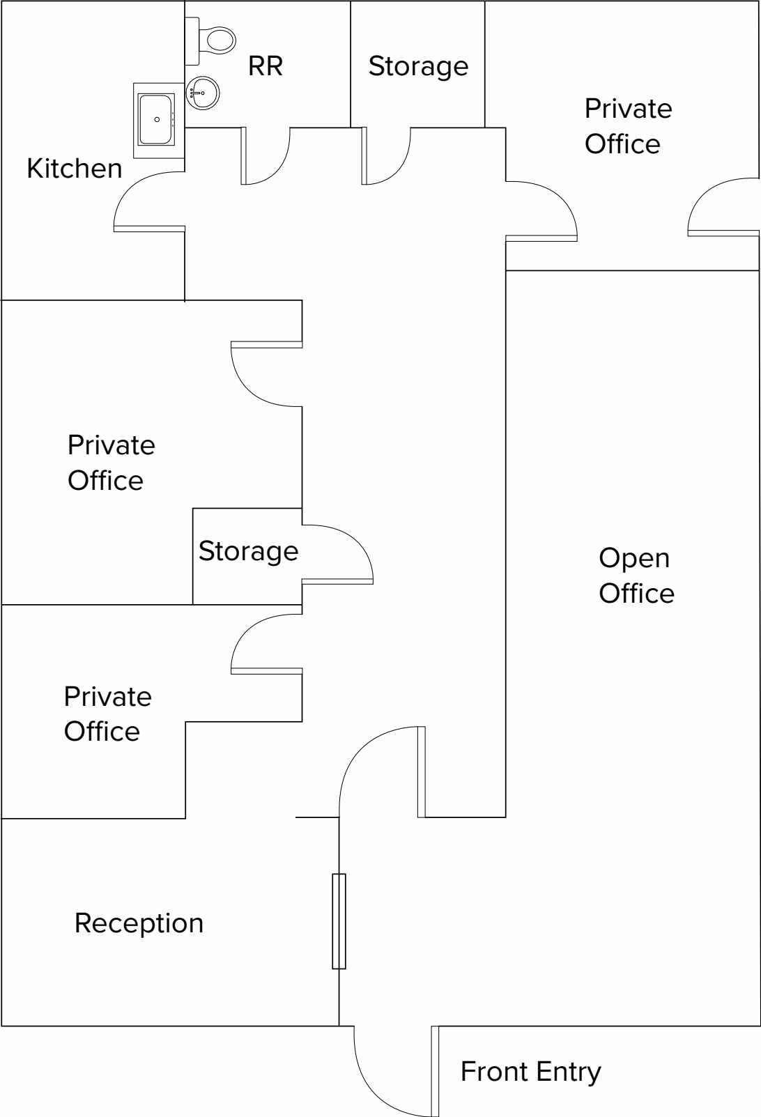 6104-6146 Camino Verde Dr, San Jose, CA à louer Plan d’étage– Image 1 sur 1