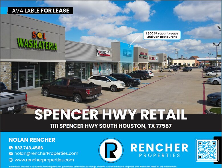 1111 Spencer Hwy, South Houston, TX à vendre - Photo principale – Image 1 sur 9