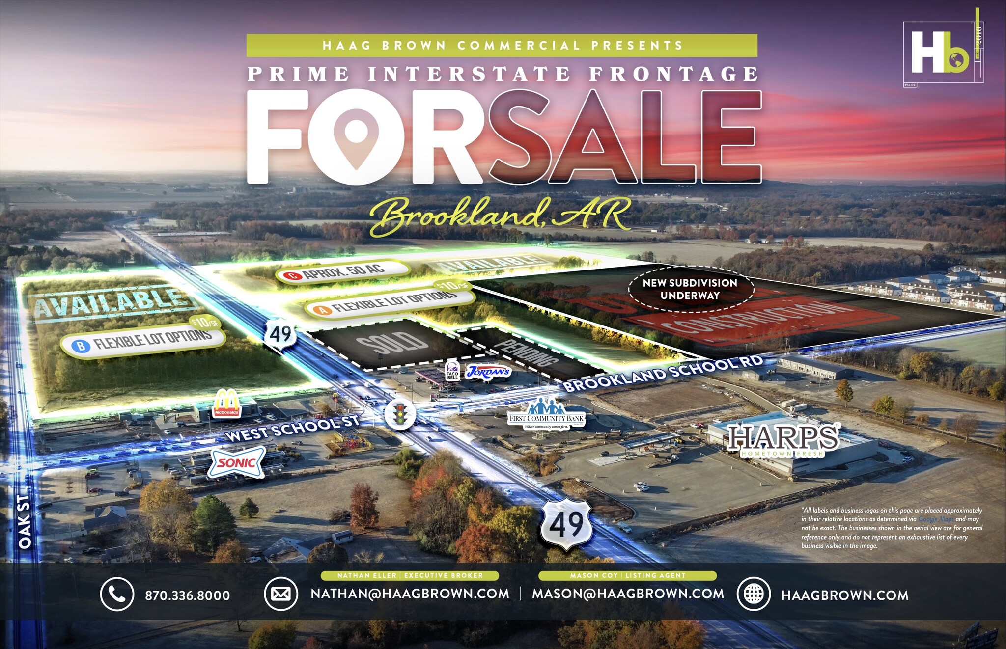 101 Darr St, Brookland, AR à vendre Aérien– Image 1 sur 5