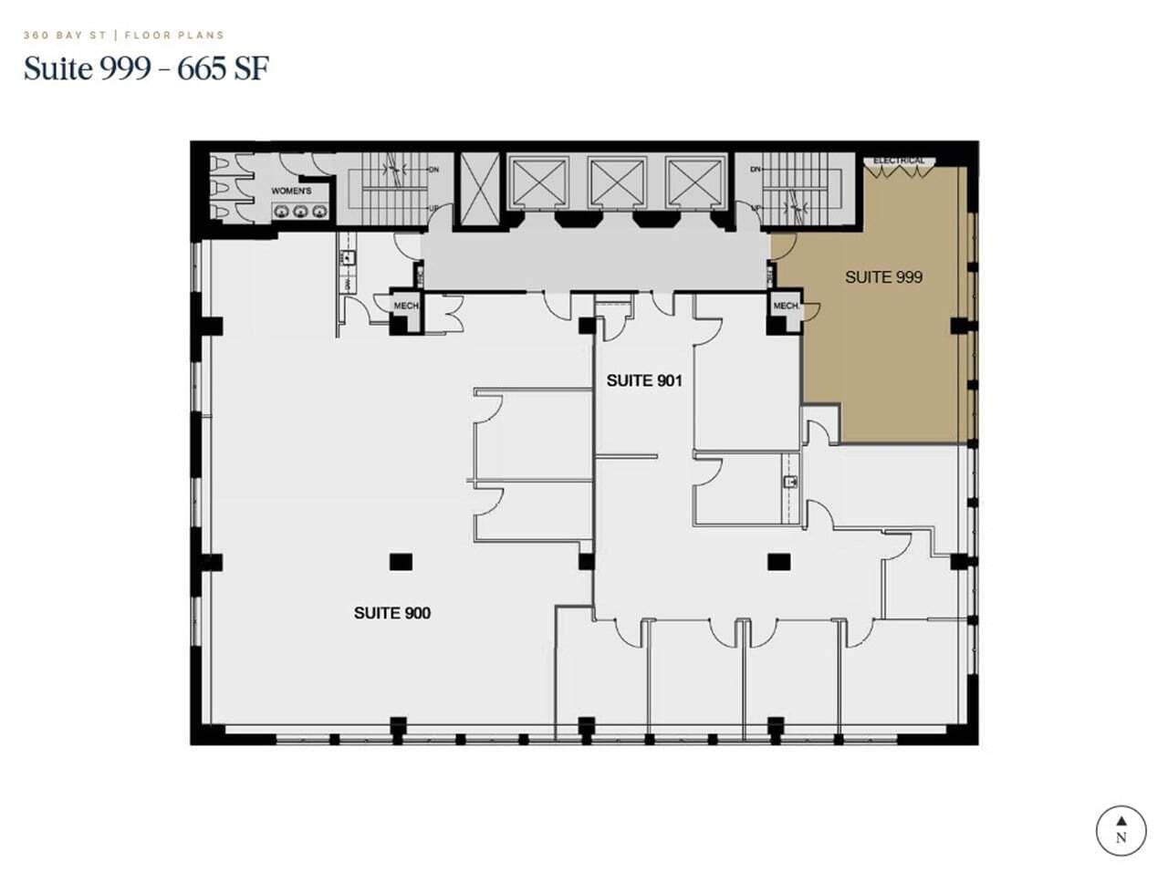 360 Bay St, Toronto, ON à louer Plan d’étage– Image 1 sur 1