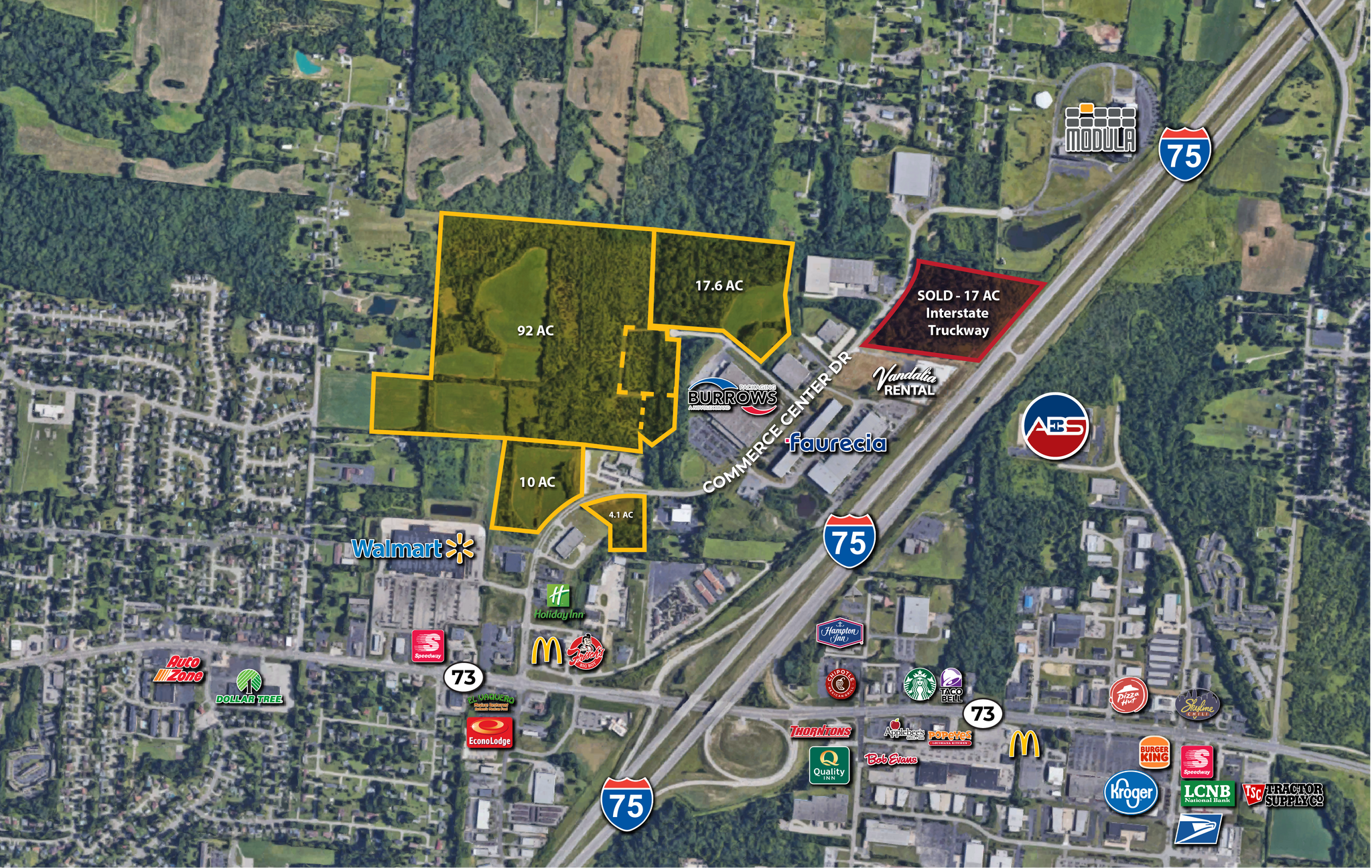 I-75 & State Route 73, Franklin, OH à vendre Aérien– Image 1 sur 3