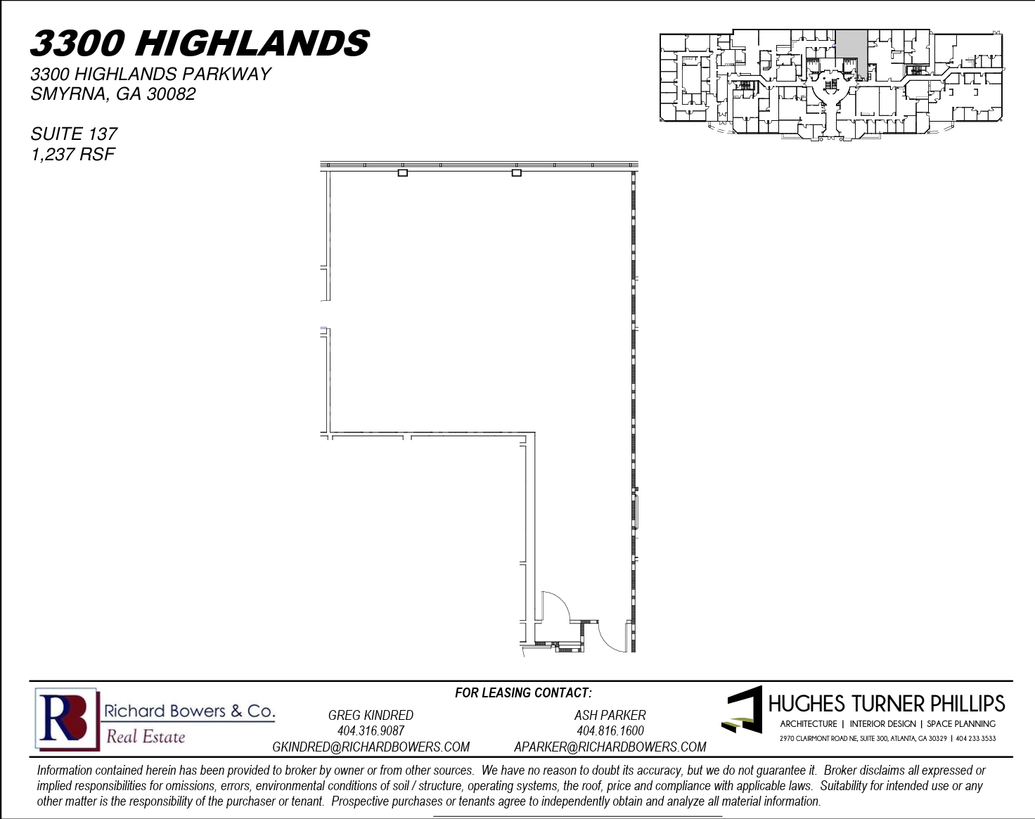 3300 Highlands Pky, Smyrna, GA à louer Plan d’étage– Image 1 sur 1