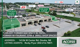 Plus de détails pour 14126 W Center Rd, Omaha, NE - Local commercial à louer