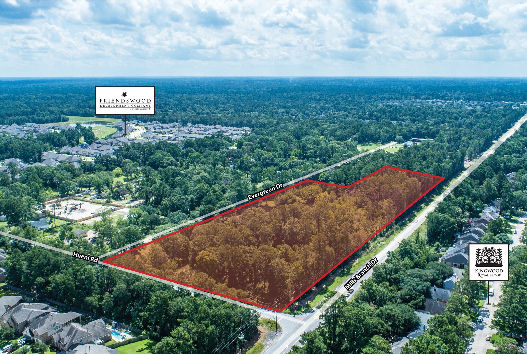 Mills Branch Rd & Hueni rd, Porter, TX à vendre Photo principale– Image 1 sur 4