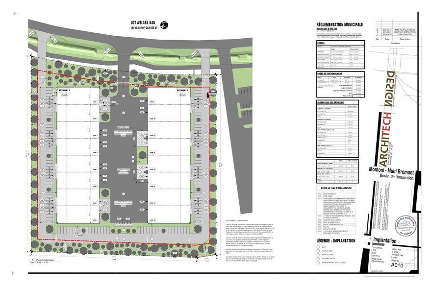 1515 Rte Pierre-Laporte, Bromont, QC à louer - Plan de site – Image 3 sur 4