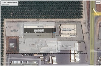 4321 S Chestnut Ave, Fresno, CA à louer Plan de site– Image 1 sur 2