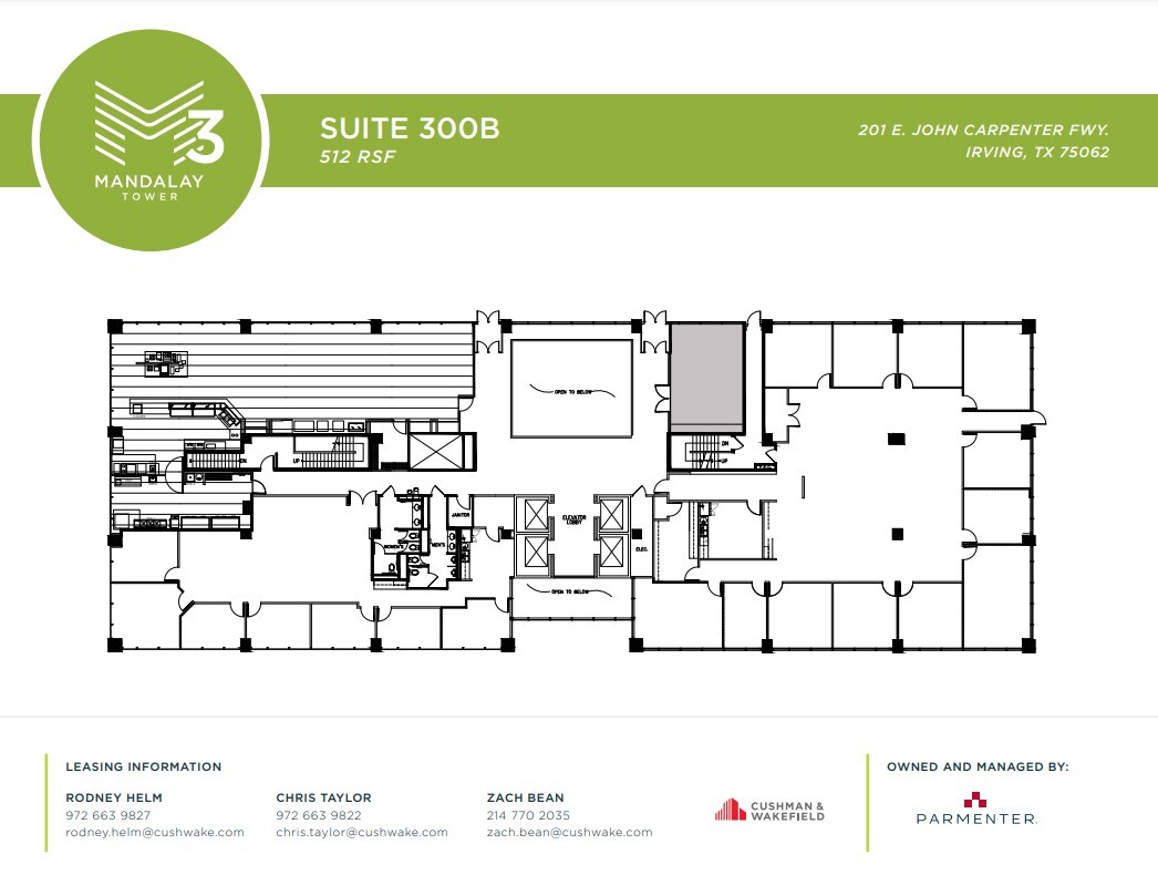 201 E John Carpenter Fwy, Irving, TX à louer Plan d’étage– Image 1 sur 1