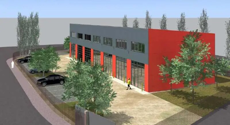 Industriel/Logistique dans Montmerle-sur-Saône à louer - Photo de l’immeuble – Image 2 sur 4