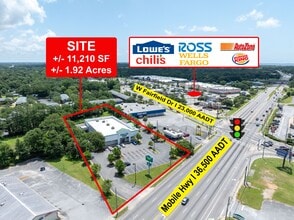 4510 Mobile Hwy, Pensacola, FL - Vue aérienne vue de carte - Image1